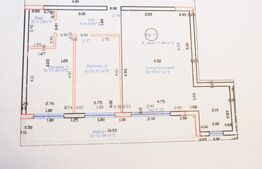 Apartament cu 3 camere, 71 mp, etaj 1, generos, zona Lazaret