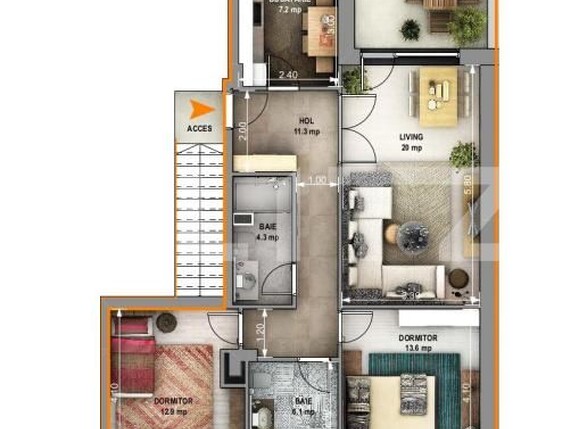 Apartament de vânzare 3 camere Turnisor - 170811AV | BLITZ Sibiu | Poza5