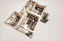 Apartament de vanzare, cu 2 camere, 64 mp, zona Ansamblul Vest Residence 