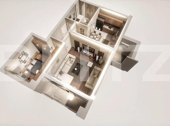 Apartament de vânzare 2 camere Nord Vest - 171219AV | BLITZ Sibiu | Poza2