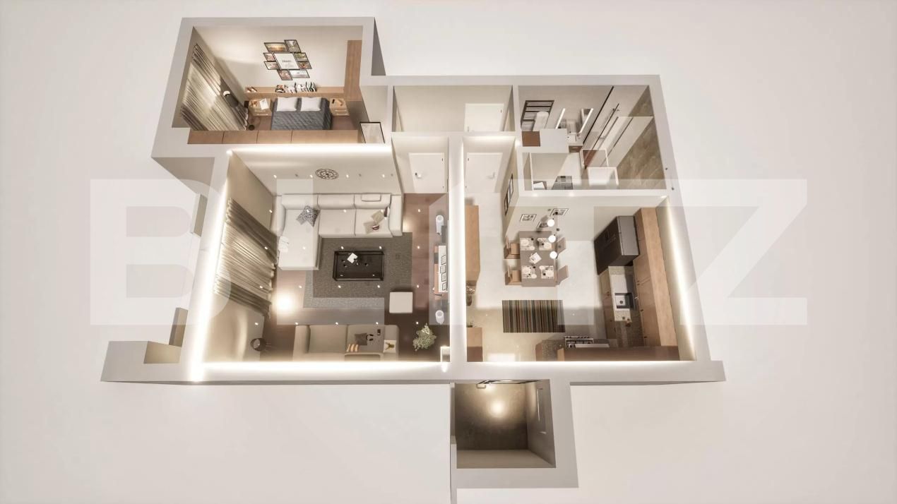 Apartament de vânzare 2 camere Nord Vest - 171219AV | BLITZ Sibiu | Poza3