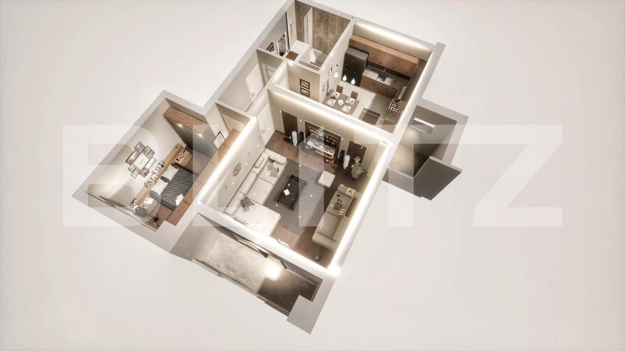 Apartament de vânzare 2 camere Nord Vest - 171219AV | BLITZ Sibiu | Poza2