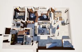 Penthouse de vanzare, cu 3 camere, 91 mp, zona Ansamblul Vest Residence