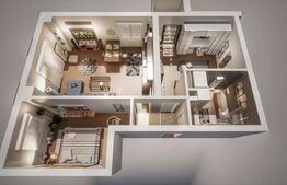 Apartament de vanzare, cu 3 camere, 60 mp, zona Ansamblul Vest Residence