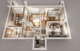 Apartament de vanzare, cu 3 camere, 70 mp, zona Ansamblul Vest Residence