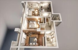 Apartament de vanzare, cu 3 camere, 70 mp, zona Ansamblul Vest Residence