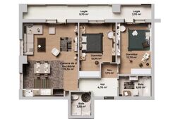 Apartament de vanzare, cu 3 camere, 70 mp, zona Ansamblul Vest Residence