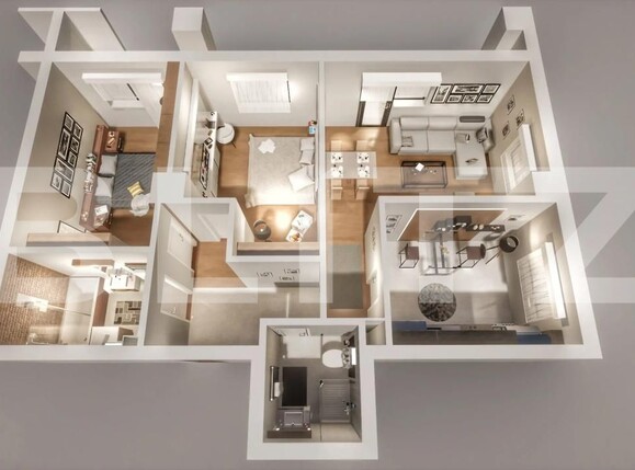 Apartament de vânzare 3 camere Nord Vest - 171224AV | BLITZ Sibiu | Poza2