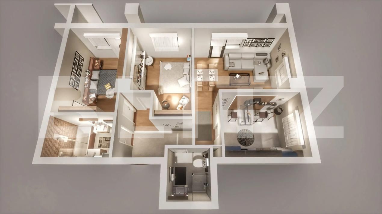 Apartament de vânzare 3 camere Nord Vest - 171224AV | BLITZ Sibiu | Poza2