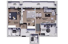 Apartament de vanzare, cu 3 camere, 69 mp, zona Ansamblul Vest Residence