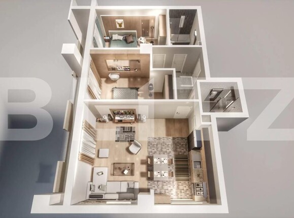 Apartament de vânzare 3 camere Nord Vest - 171226AV | BLITZ Sibiu | Poza2