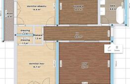 Apartament 3 camere 106 m2