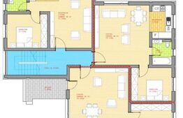 Apartament 2 camere 56 m2 + curte 26 m2 