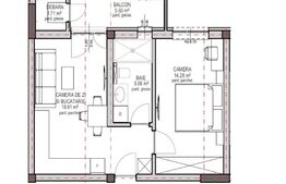 Apartament 2 camere la cheie + balcon – Bloc nou cu lift – Zona Lacul lui Binder