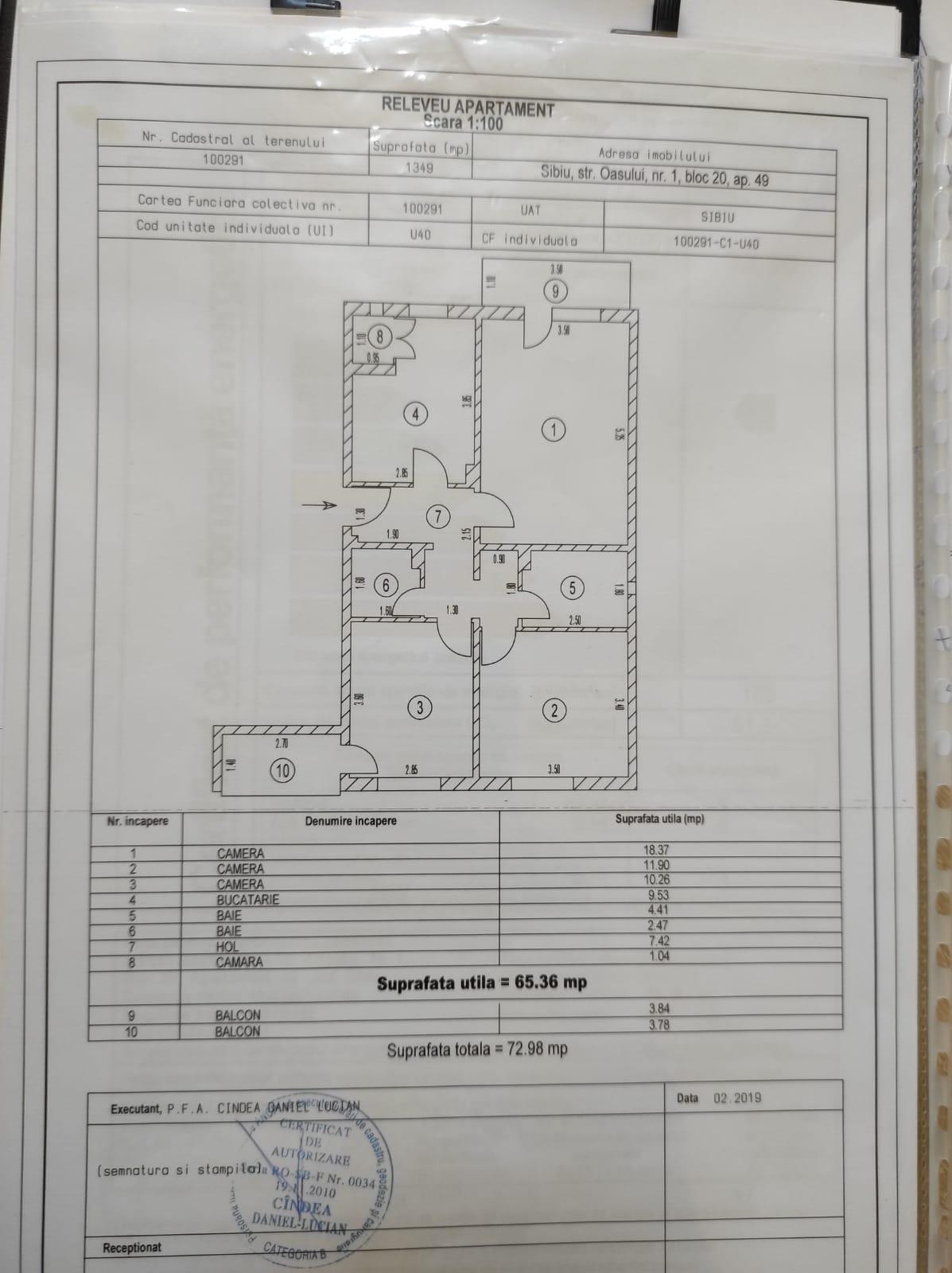 Apartament de vânzare 3 camere Strand - 62525AV | BLITZ Sibiu | Poza1