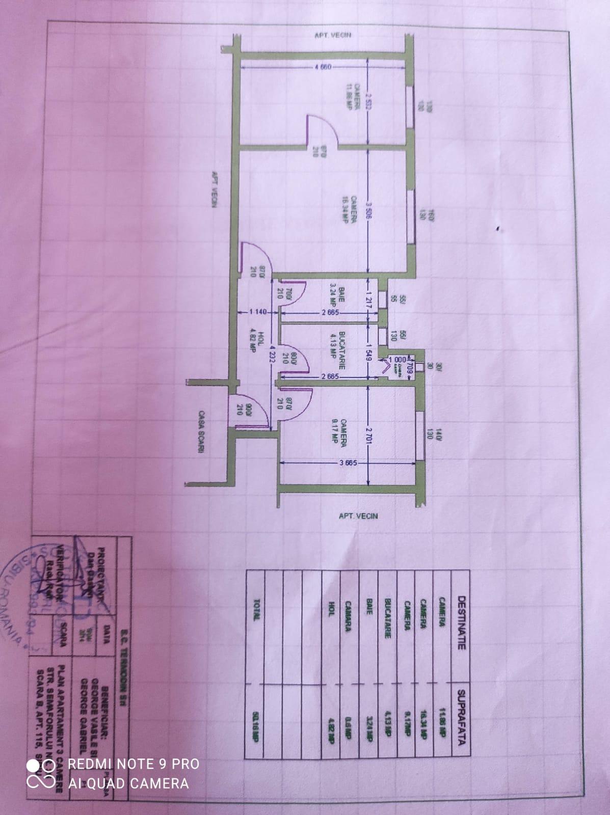 Apartament de vânzare 3 camere Vasile Aaron - 63387AV | BLITZ Sibiu | Poza1