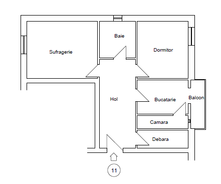 Apartament de închiriat 2 camere Vasile Aaron - 63497AI | BLITZ Sibiu | Poza1