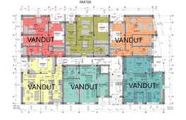 Apartament de 2 camere Turnisor, 50mp utili