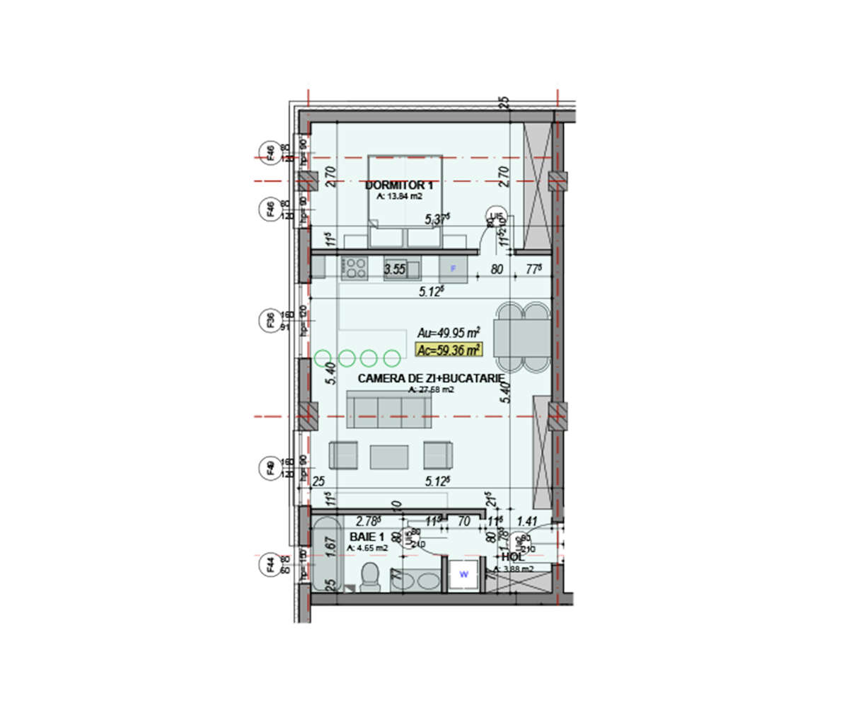 Apartament de vânzare 2 camere Ferneziu - 63788AV | BLITZ Sibiu | Poza1