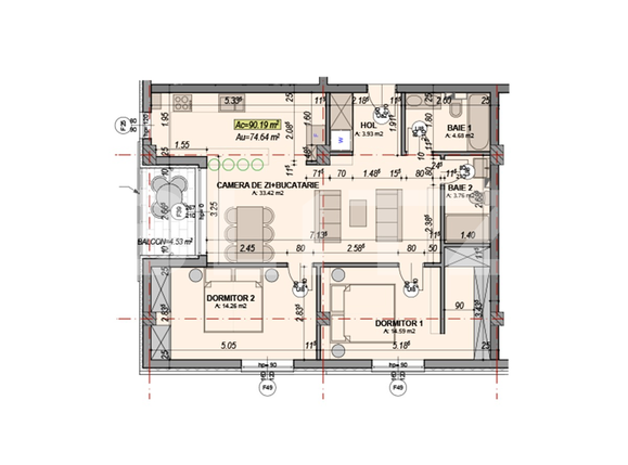 Apartament de vânzare 3 camere Ferneziu - 63790AV | BLITZ Sibiu | Poza9