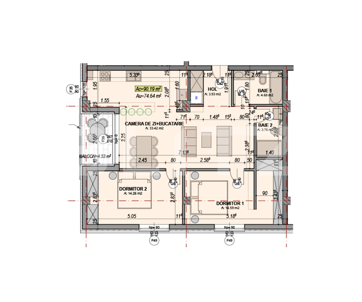Apartament de vânzare 3 camere Ferneziu - 63790AV | BLITZ Sibiu | Poza9