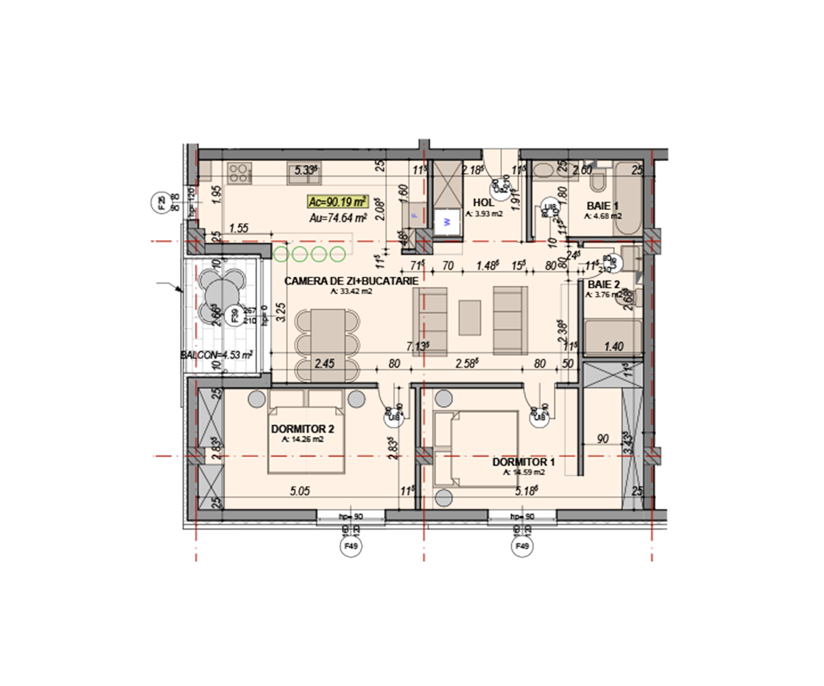 Apartament de vânzare 3 camere Ferneziu - 63790AV | BLITZ Sibiu | Poza1
