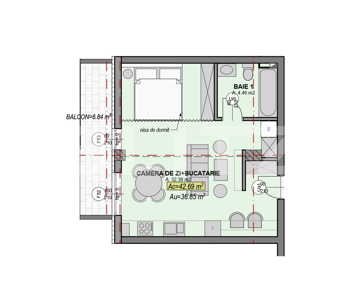 Garsonieră de vânzare Ferneziu - 63838AV | BLITZ Sibiu | Poza9