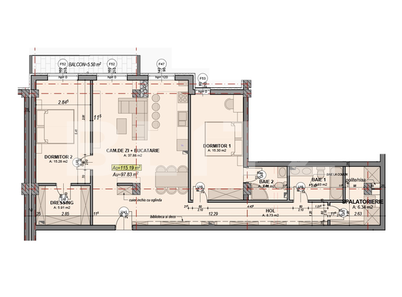 Apartament de vânzare 3 camere Ferneziu - 63839AV | BLITZ Sibiu | Poza13