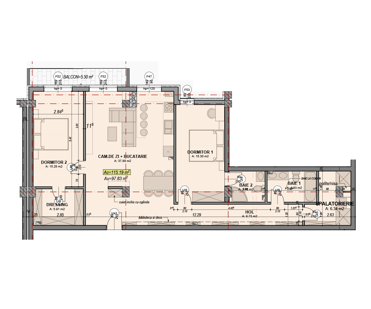 Apartament de vânzare 3 camere Ferneziu - 63839AV | BLITZ Sibiu | Poza1