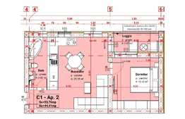 Apartament 1 camera, 44.41 mp utili, GRADINA 55 mp!