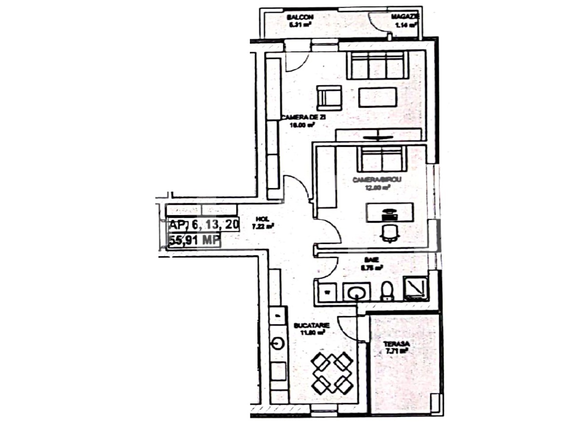 Apartament de vânzare 2 camere Șelimbăr - 65366AV | BLITZ Sibiu | Poza1