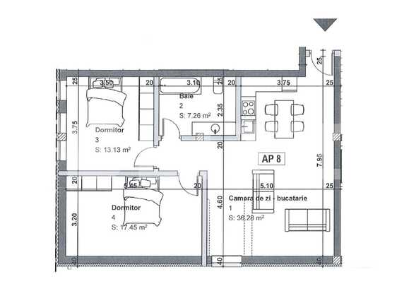 Apartament de vânzare 3 camere Turnisor - 65463AV | BLITZ Sibiu | Poza1