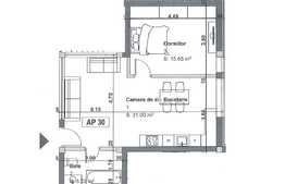 Apartament de 2 camere, mansarda, zona Turnisor