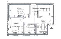 Apartament de 3 camere, mansarda, zona Turnisor