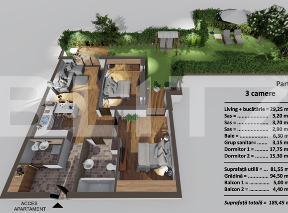 Apartament de vânzare 3 camere Turnisor - 66656AV | BLITZ Sibiu | Poza1