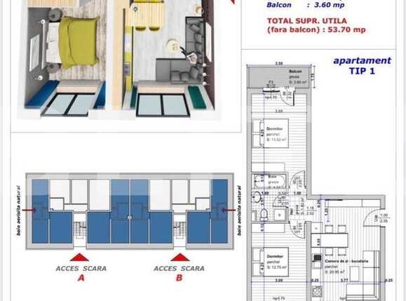 Apartament de vânzare 3 camere Șelimbăr - 68020AV | BLITZ Sibiu | Poza1