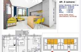 Apartament cu 3 camere si gradina, Selimbar