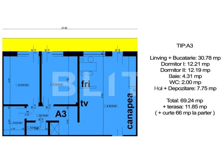 Apartament de vânzare 3 camere Șelimbăr - 68401AV | BLITZ Sibiu | Poza1