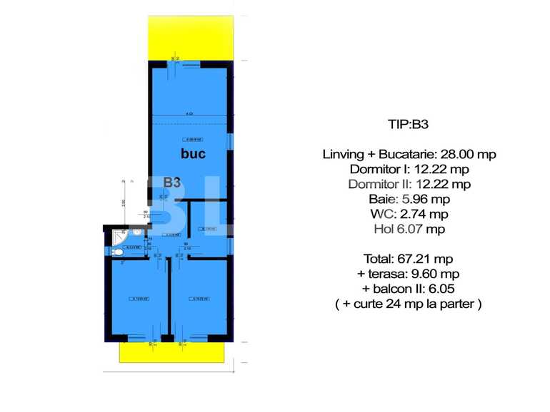 Apartament de vânzare 3 camere Șelimbăr - 68417AV | BLITZ Sibiu | Poza1