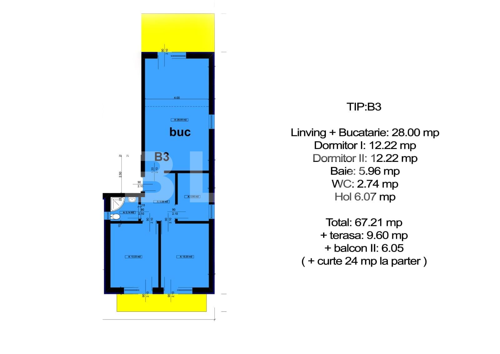 Apartament de vânzare 3 camere Șelimbăr - 68417AV | BLITZ Sibiu | Poza1