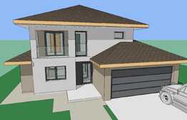 Casă individuală, 211 mp utili, curte liberă 371 mp, Șelimbăr 