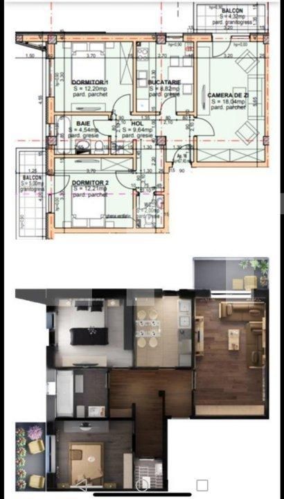 Apartament de vânzare 3 camere Turnisor - 82918AV | BLITZ Sibiu | Poza1