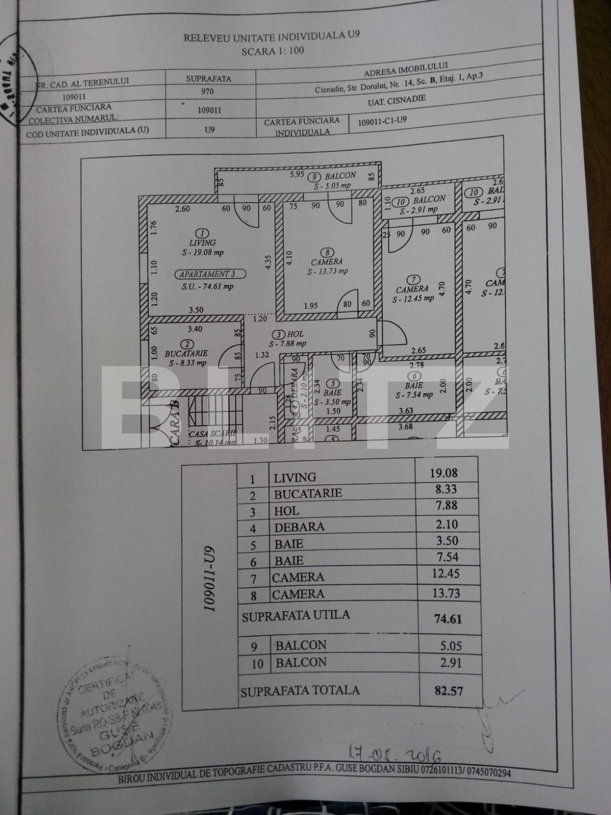 Apartament de vânzare 3 camere Calea Cisnadiei - Arhitectilor - 85777AV | BLITZ Sibiu | Poza1