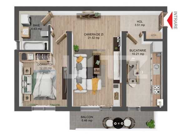 Apartament de vânzare 2 camere Șelimbăr - 89496AV | BLITZ Sibiu | Poza13