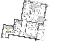 Apartament 2 camere, 61 mp, etaj intermediar, Turnisor.