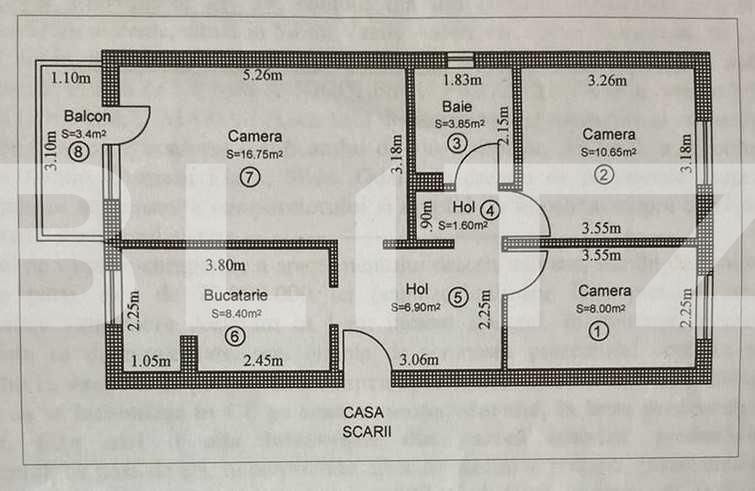 Apartament de vânzare 3 camere Vasile Aaron - 95324AV | BLITZ Sibiu | Poza1