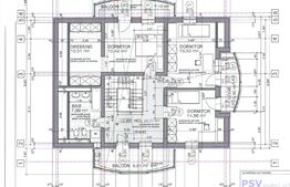 Casa individuala deosebita, 4 camere, 131 mp, teren 566 mp, Cisnadie