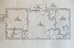 Apartament 2 camere, 50 mp, mobilat/utilat, zona Turnisor