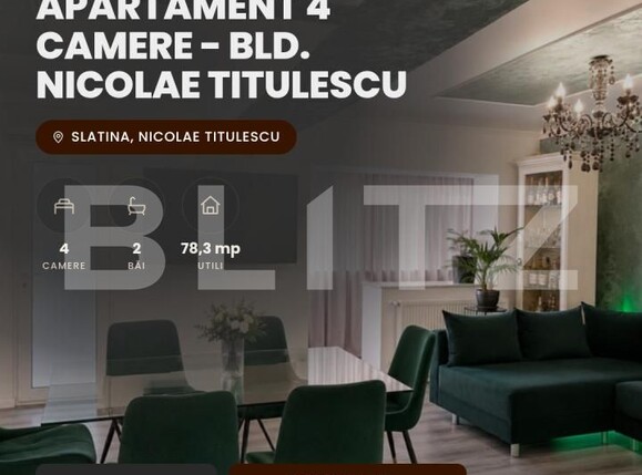 Apartament de vânzare 4 camere Nicolae Titulescu - 204104AV | BLITZ Slatina | Poza1