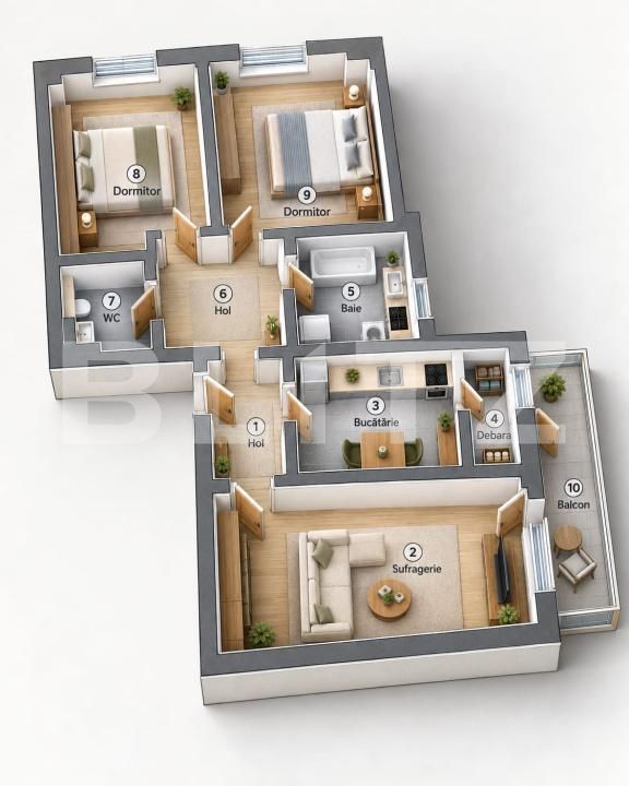 Apartament de vânzare 3 camere Central - 209749AV | BLITZ Slatina | Poza2